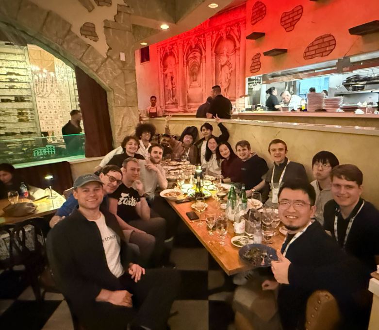 Lab dinner at NeurIPS 2025